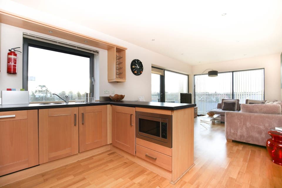 Design Apartment, 2 Bedrooms, 2 Bathrooms | Private kitchen | Fridge, microwave, oven, stovetop