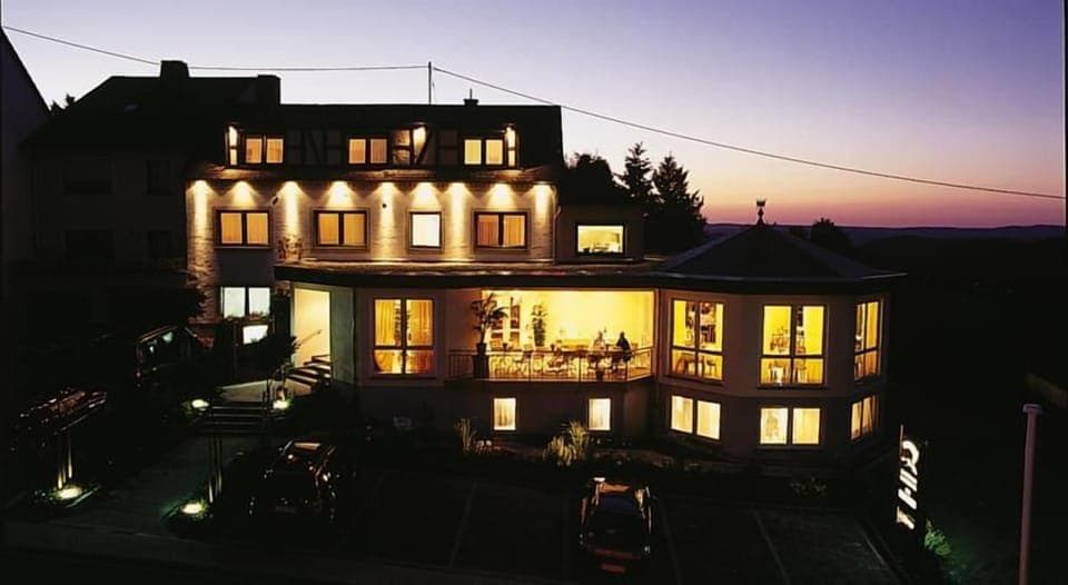 Front of property - evening/night