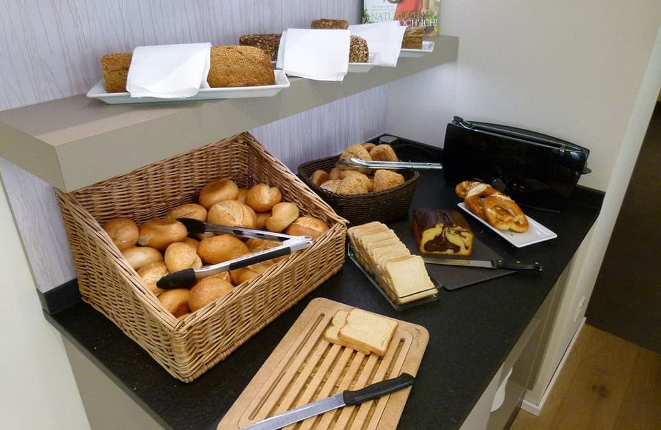 Daily buffet breakfast (EUR 15.9 per person)