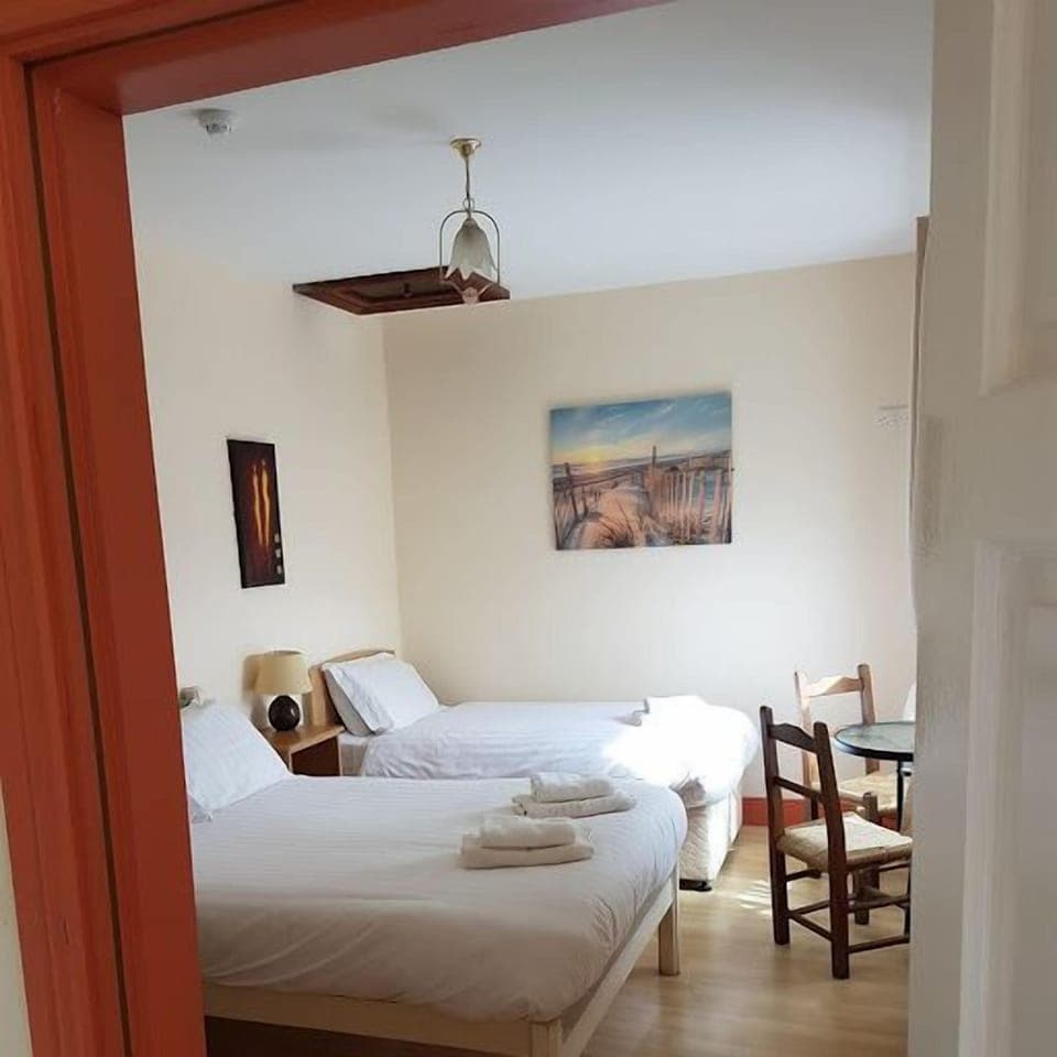 Desk, iron/ironing board, travel crib, free WiFi