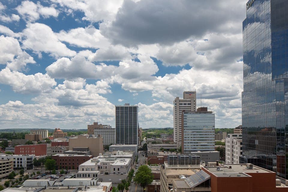 City view from property