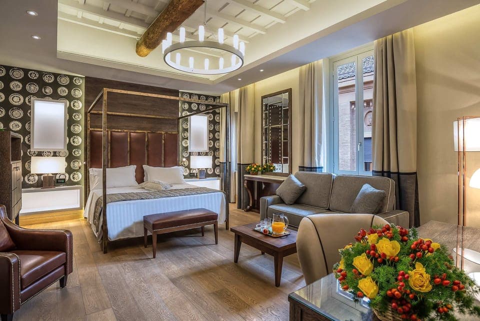 Junior Suite | Frette Italian sheets, down comforters, memory foam beds, minibar