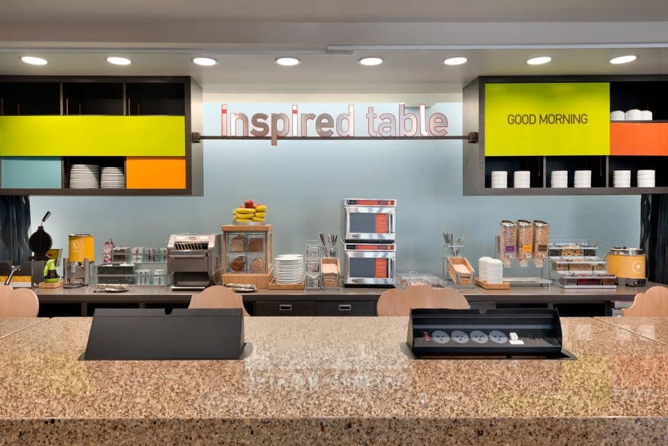 Free daily on-the-go breakfast