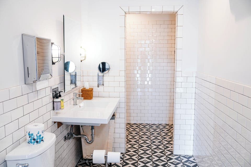 Shared bathroom