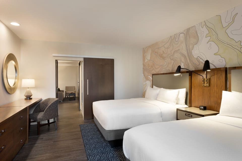 In-room safe, desk, blackout drapes, iron/ironing board