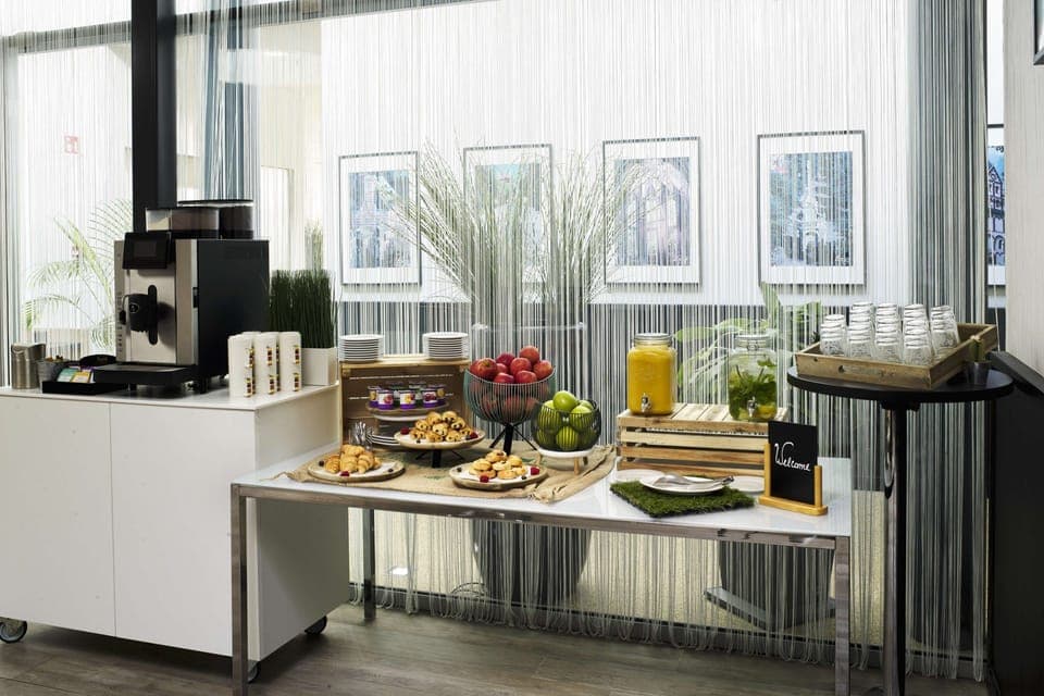 Daily buffet breakfast (EUR 15 per person)