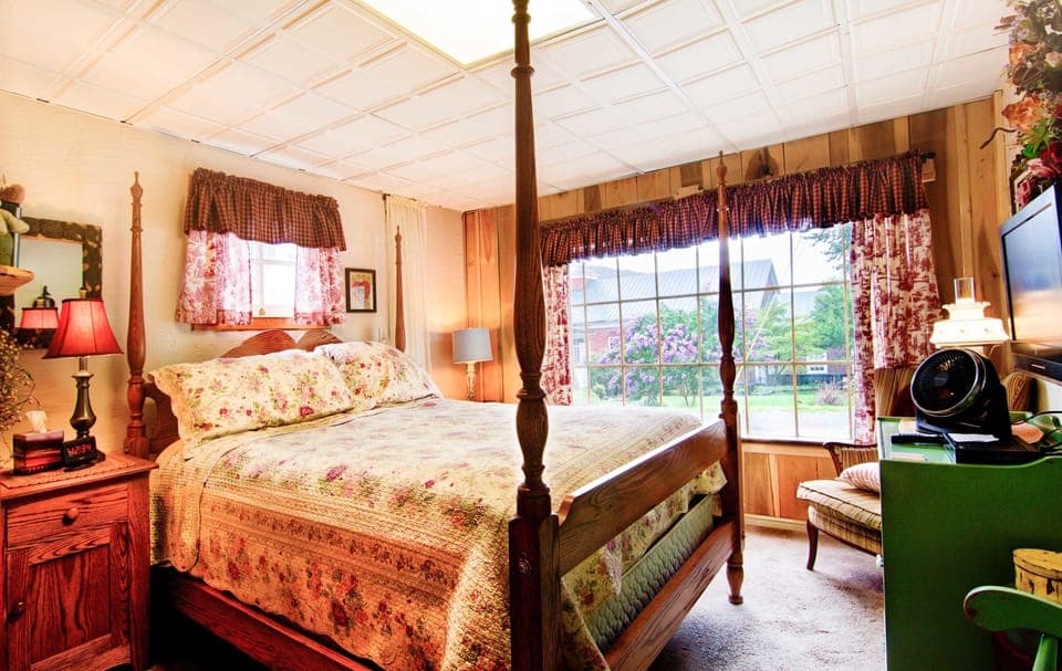 Down comforters, pillowtop beds, individually decorated