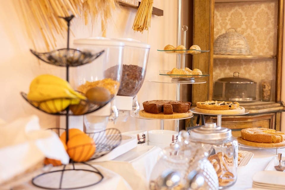 Daily buffet breakfast (EUR 8 per person)