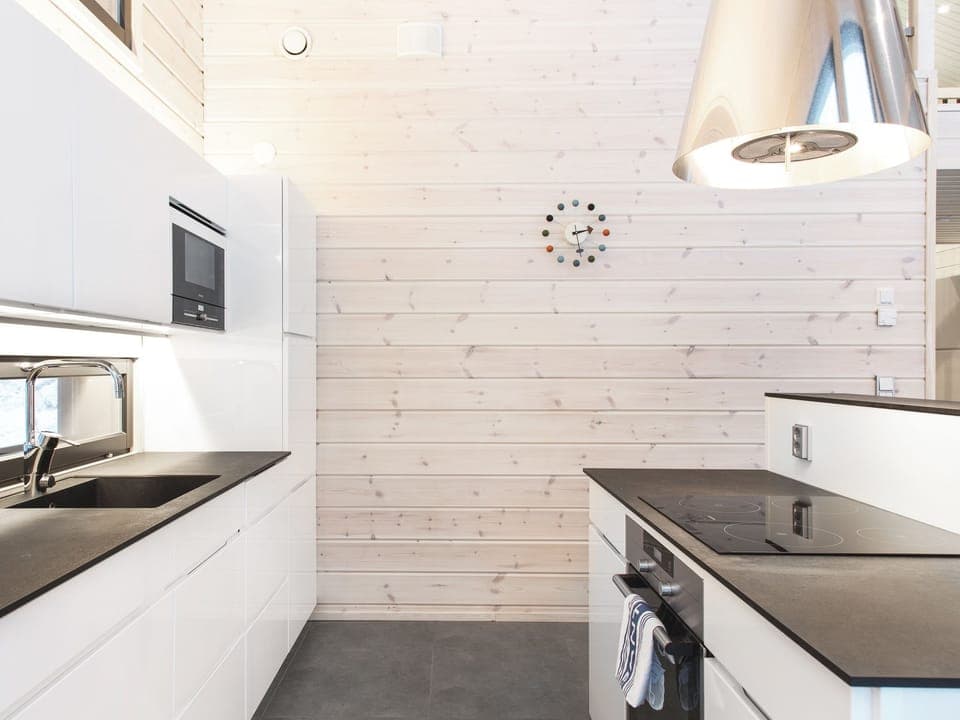 Design Villa, 3 Bedrooms, Sauna | Private kitchen | Full-size fridge, microwave, oven, stovetop
