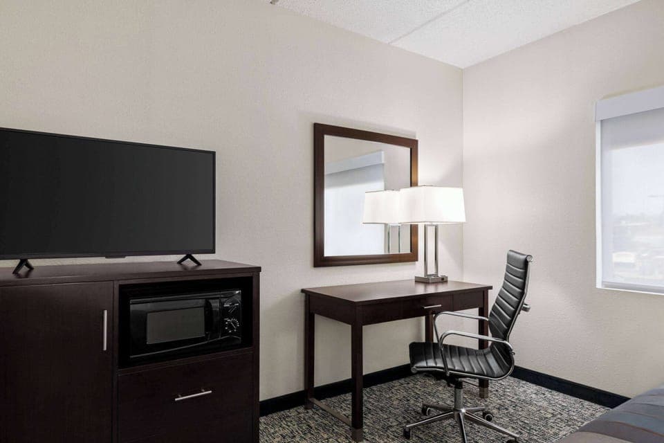 Room, 2 Queen Beds, Non Smoking | Desk, iron/ironing board, free cribs/infant beds, bed sheets