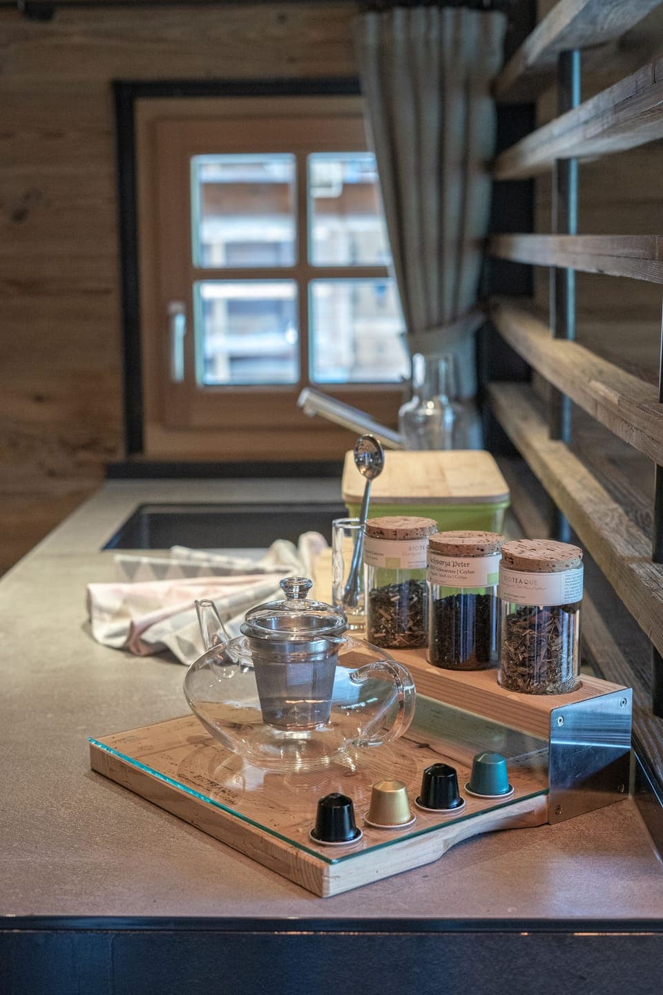 Chalet, 2 Bedrooms, Sauna (excl. cleaning fee 190.00 EUR) | Private kitchen | Fridge, oven, stovetop, dishwasher