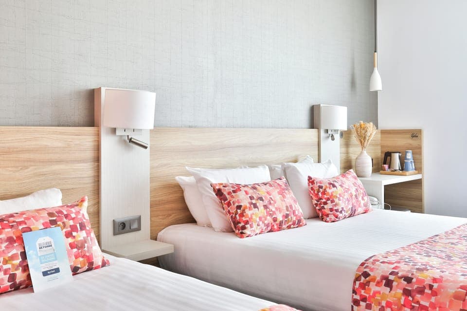 Standard Room, Multiple Beds | In-room safe, desk, soundproofing, free WiFi