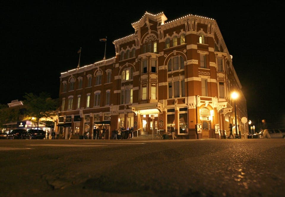 Front of property - evening/night