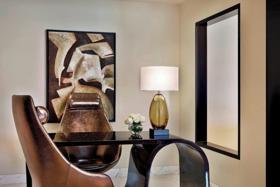 Minibar, in-room safe, desk, laptop workspace