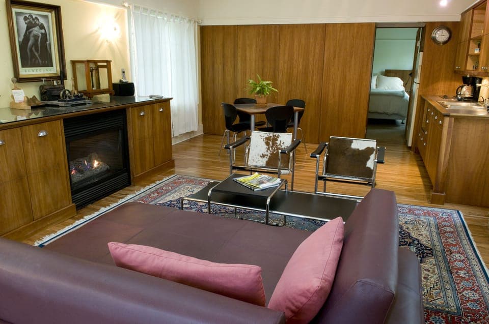 Carriage House | Living area | 28-inch Smart TV with digital channels