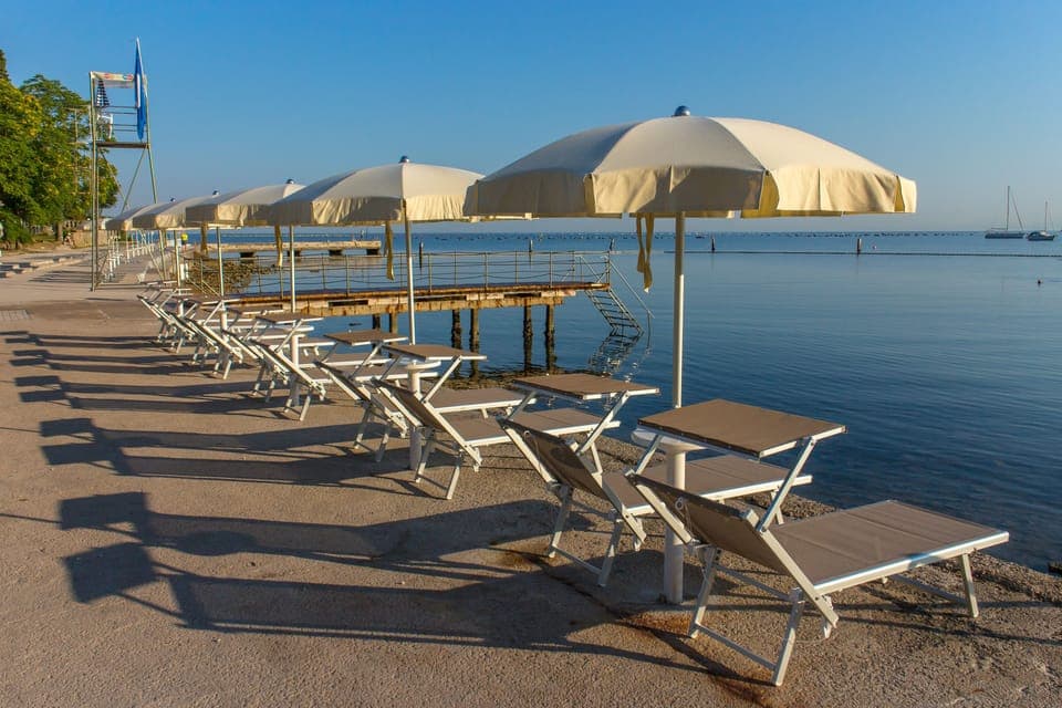 Private beach, fishing