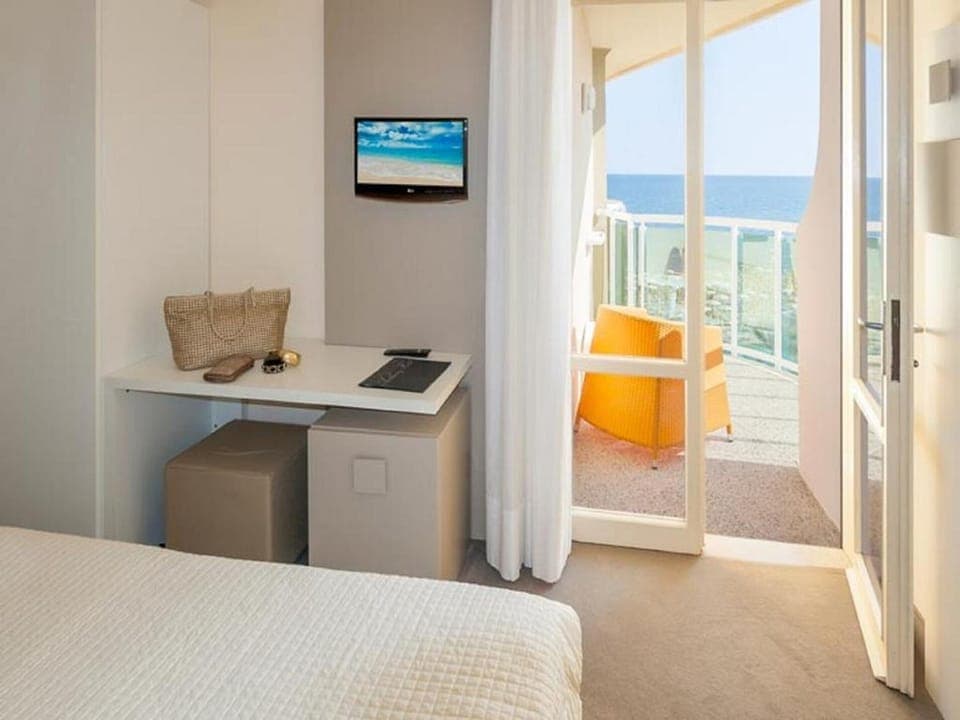 Classic Quadruple Room, Partial Sea View | View from room