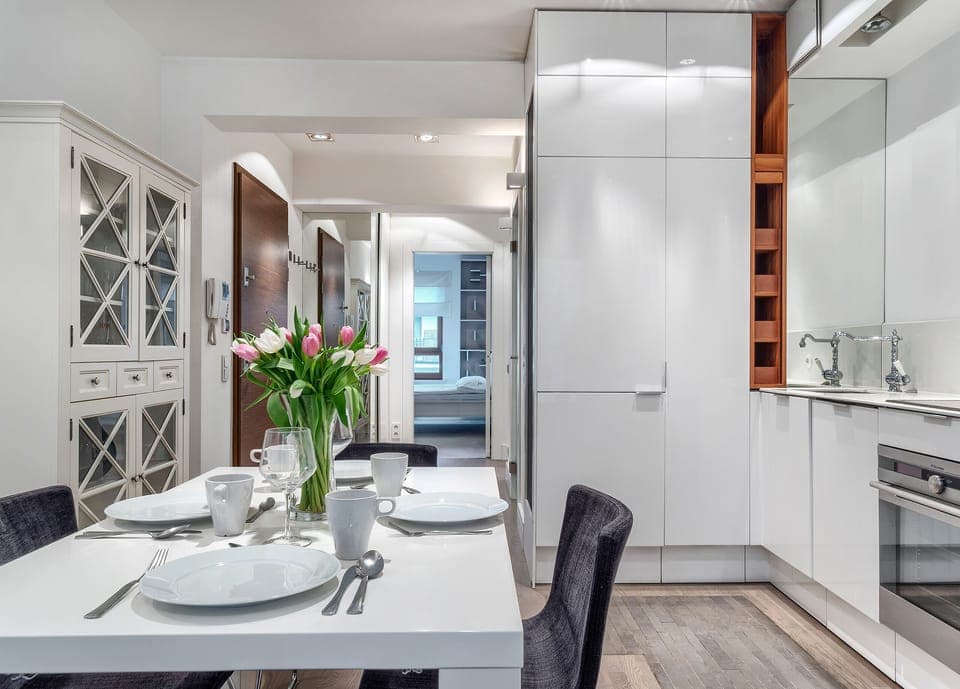 Apartment | Living room | 1-inch flat-screen TV with cable channels, TV