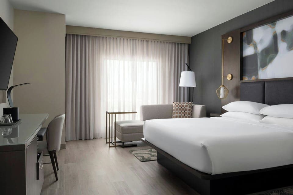 Room, 1 King Bed | Premium bedding, in-room safe, desk, laptop workspace