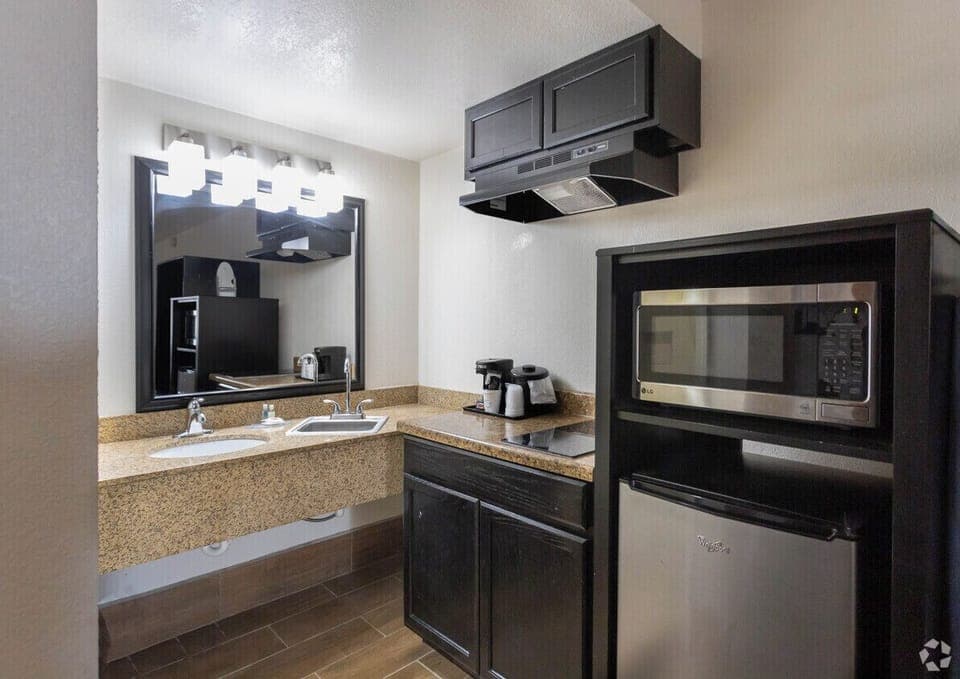 Room, 2 Queen Beds, Non Smoking, Kitchenette | Egyptian cotton sheets, premium bedding, memory foam beds, desk