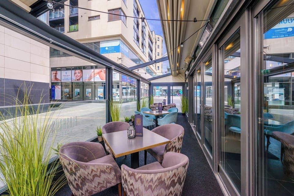 Breakfast, lunch and dinner served