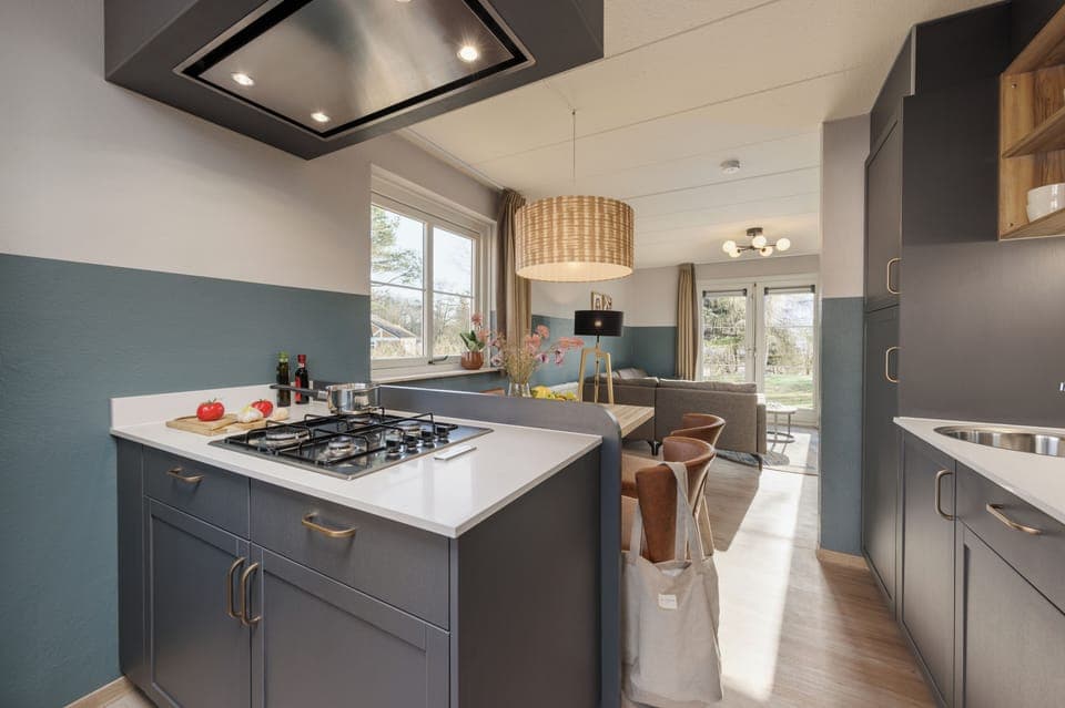 Deluxe Cottage, 2 Bedrooms | Private kitchen | Fridge, microwave, stovetop, dishwasher