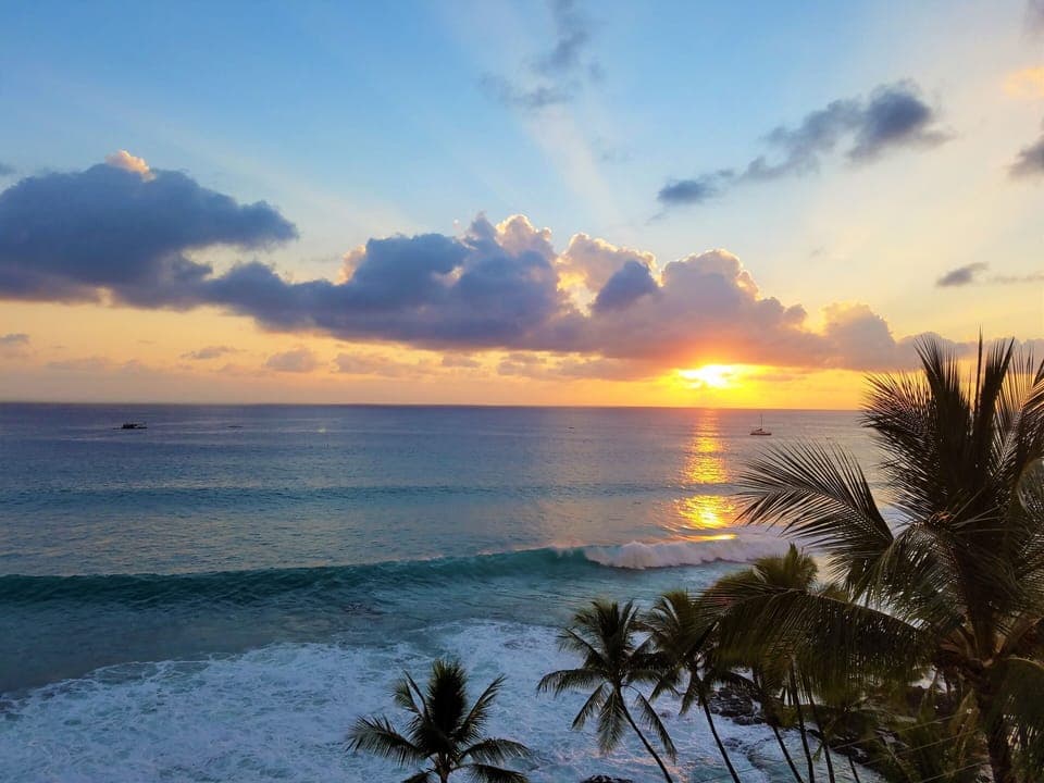 Sunset from the lanai