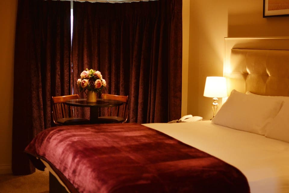 In-room safe, blackout drapes, soundproofing, iron/ironing board