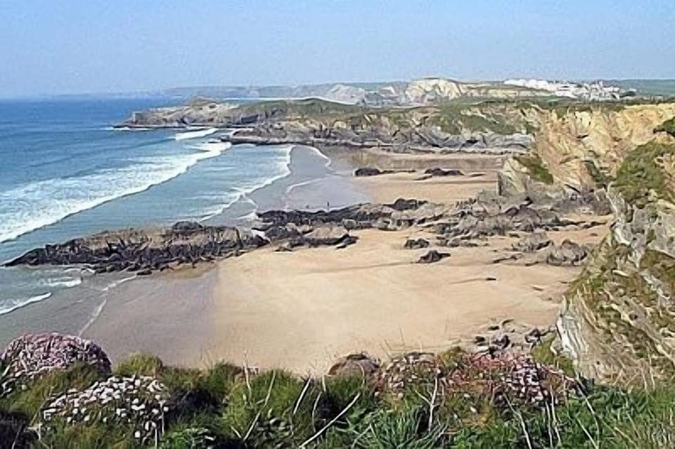 Beautiful Lusty Glaze beach - 5 minute walk away