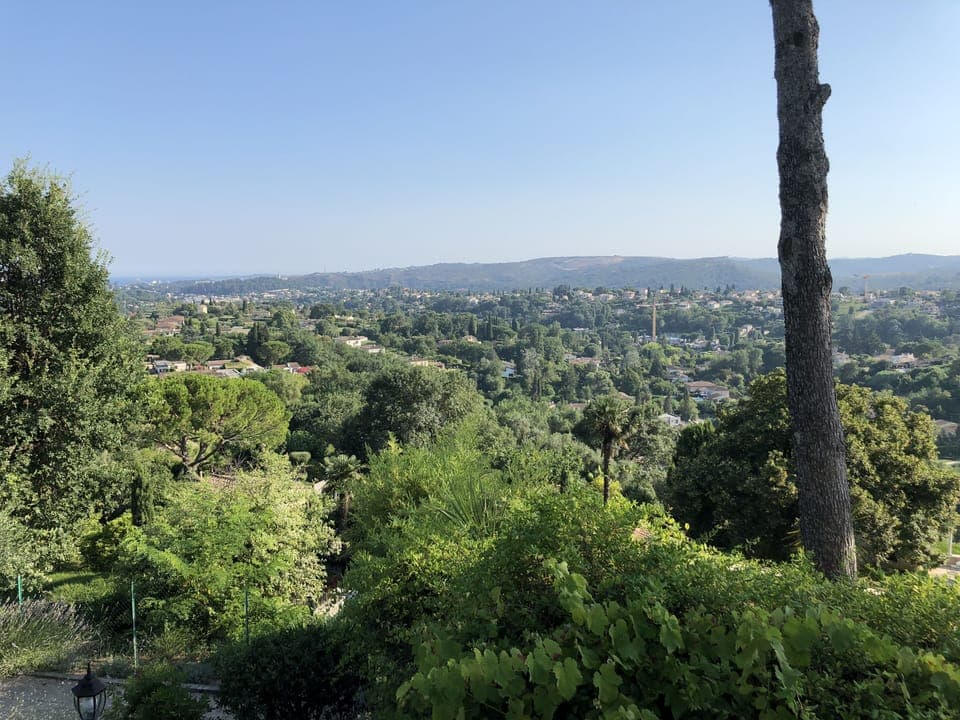 View from the balcony towards the sea