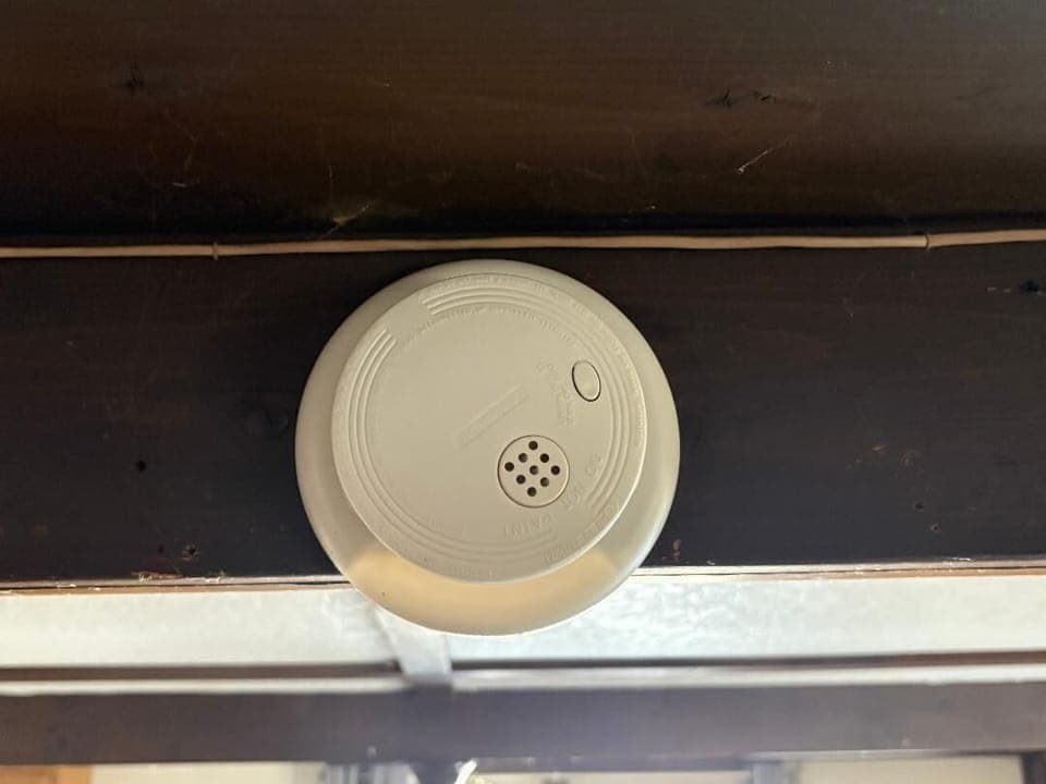 Smoke alarm.