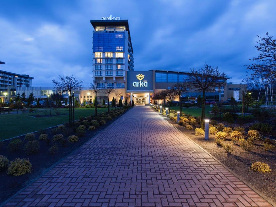 Front of property - evening/night