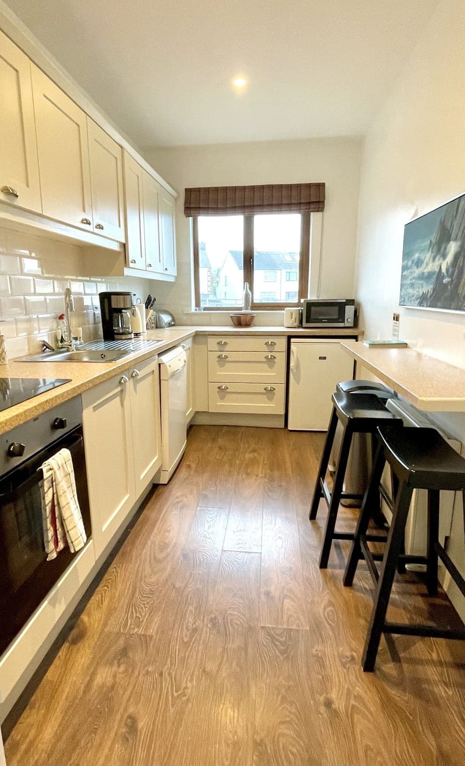 Fully stocked kitchen