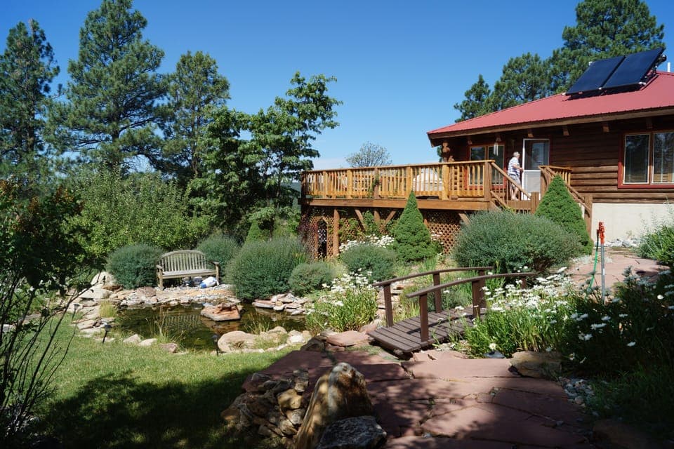 Relax by the calming waters. 