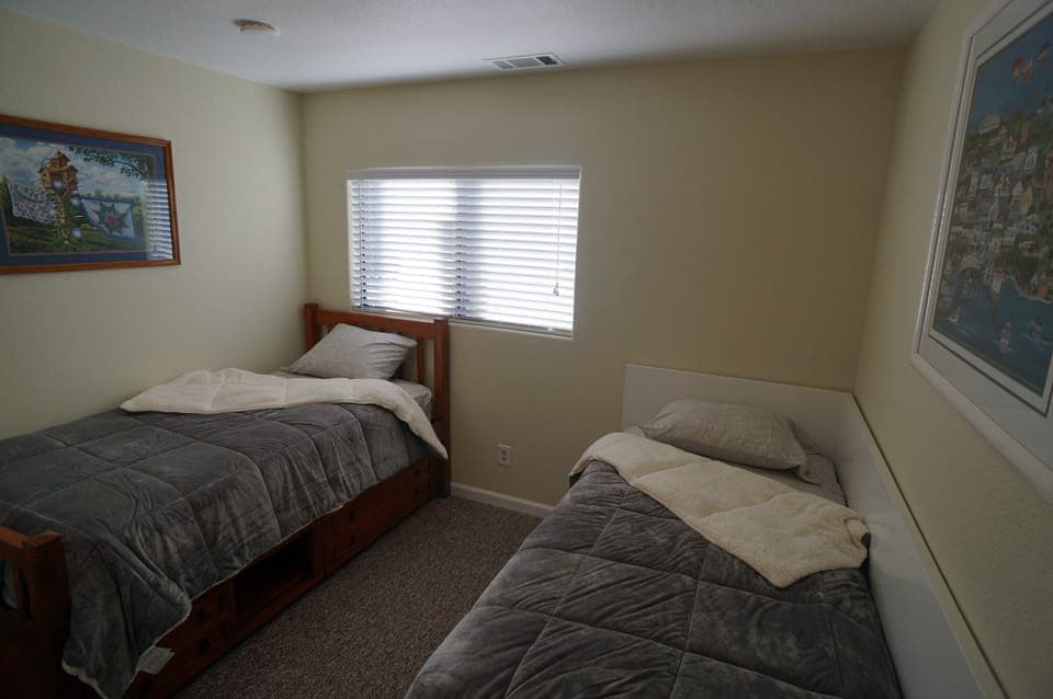 Bedroom 4 – “The Triple-Double Room” 2 twins plus a 3rd trundle pull-out bed