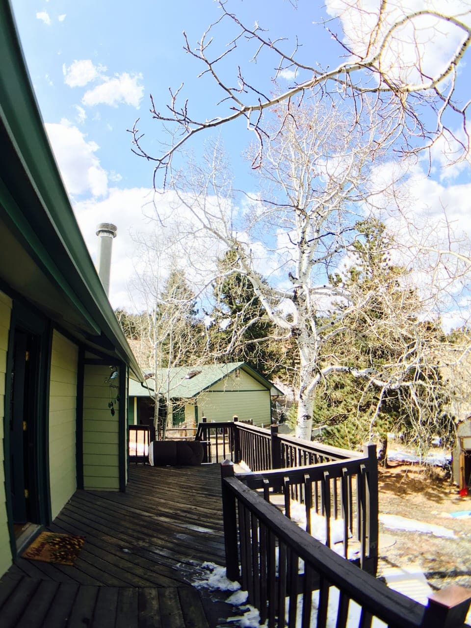 Wrap around deck