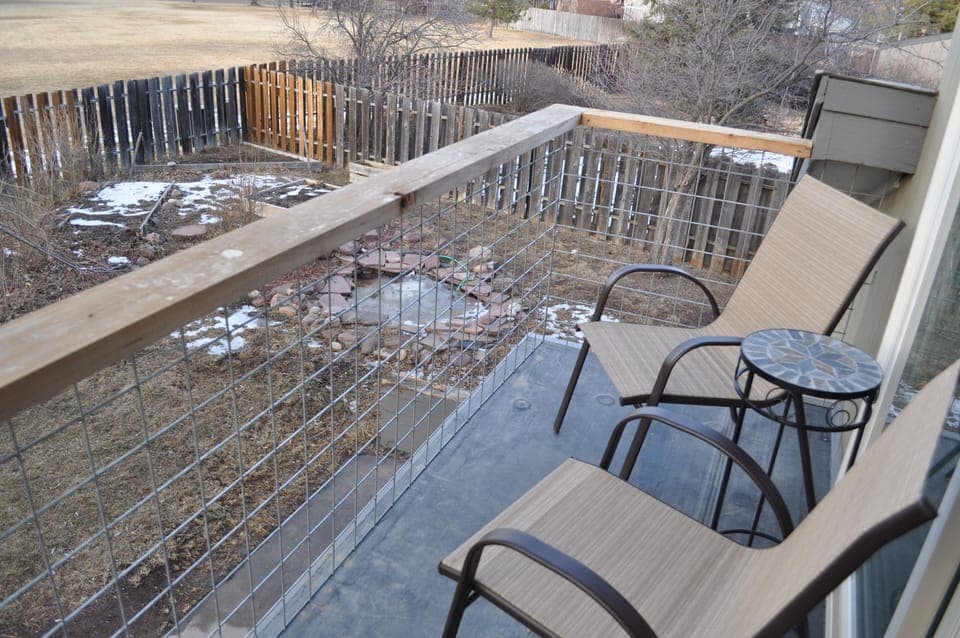 Balcony off the master bedroom 