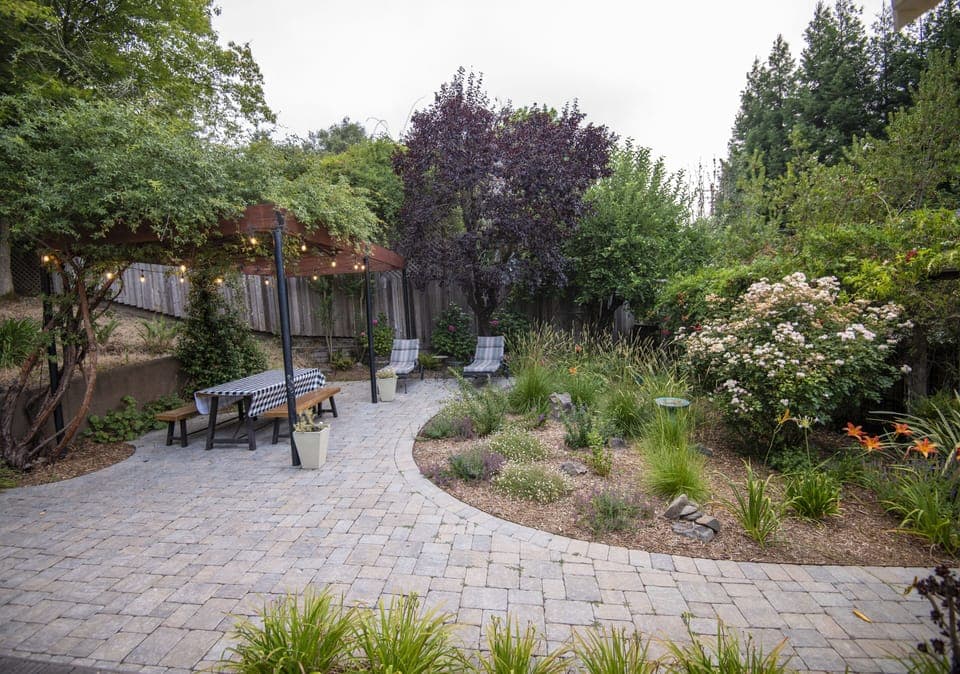 Enjoy the garden and patio