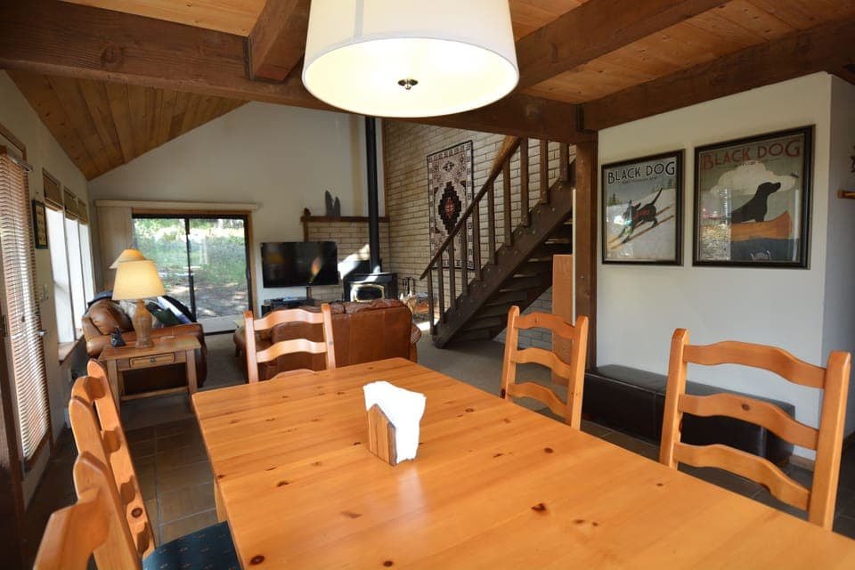 View of living room from dining room