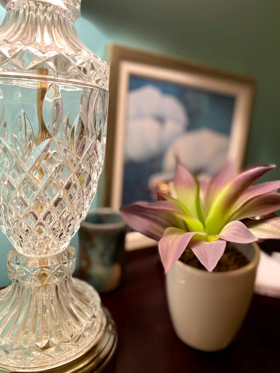 Decorating touches.