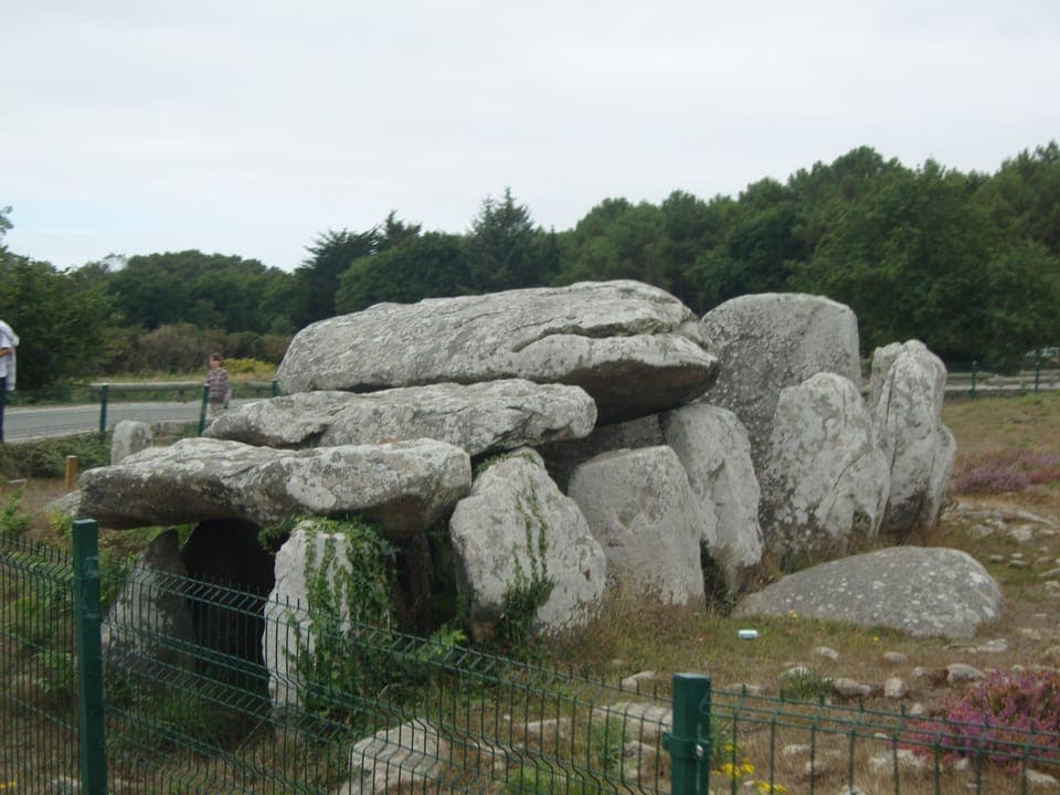 Stone age dolmens and thousands of megaliths at Carnac