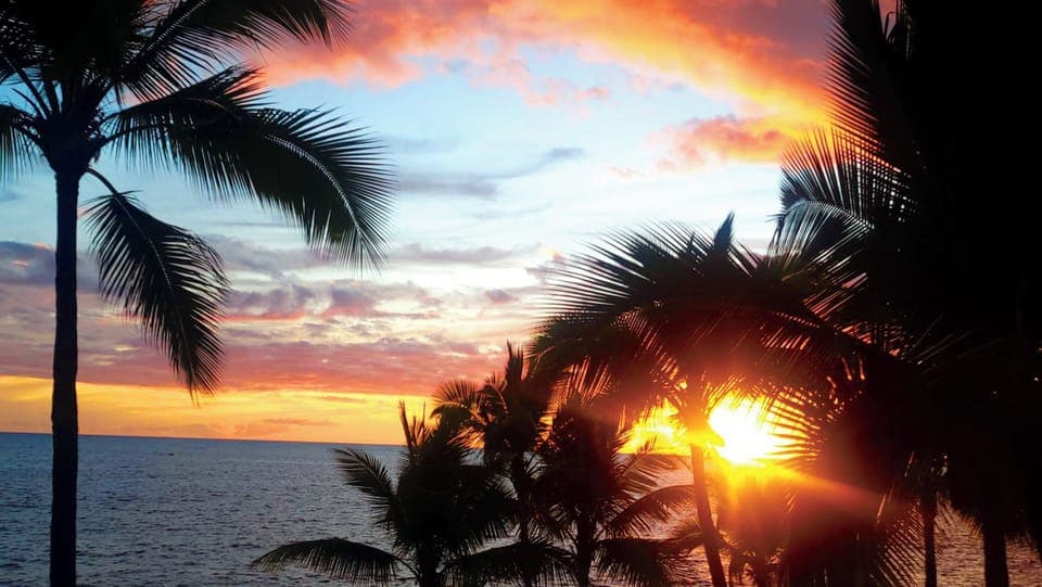 typical Kona sunset
