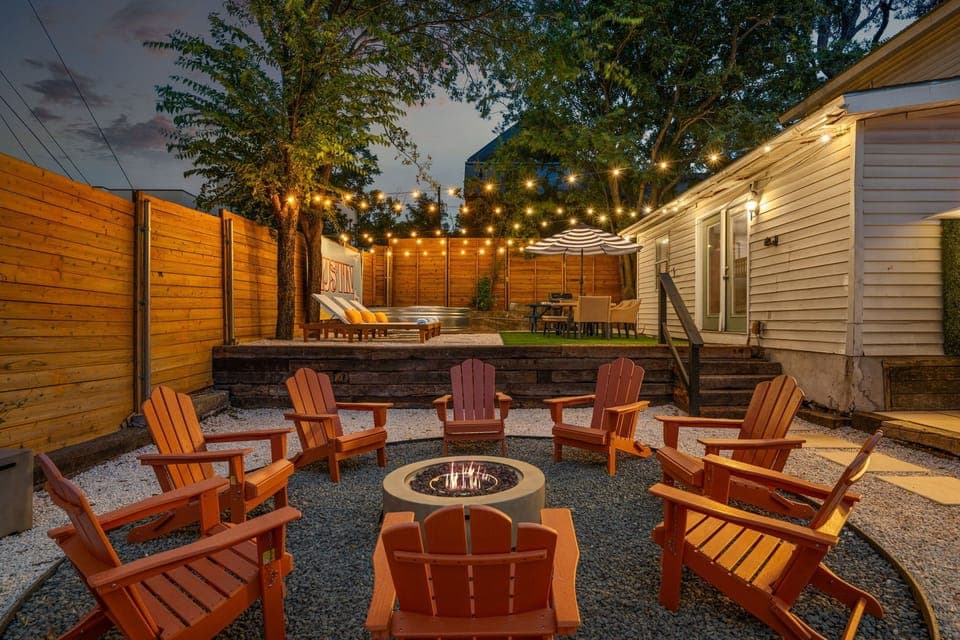 Dream backyard for hanging out and good times with friends and family!