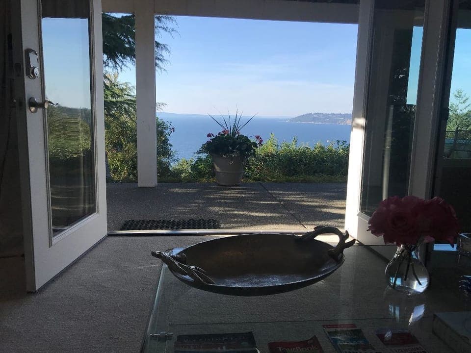 View from living room