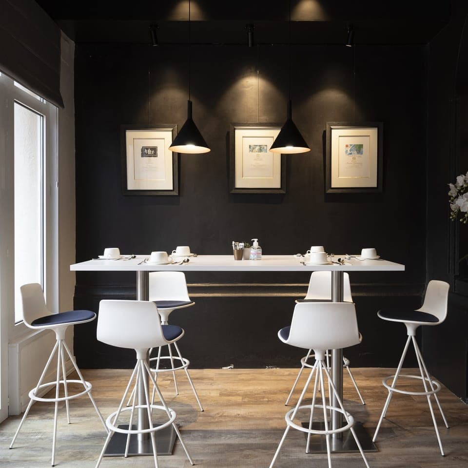 Daily buffet breakfast (EUR 18 per person)