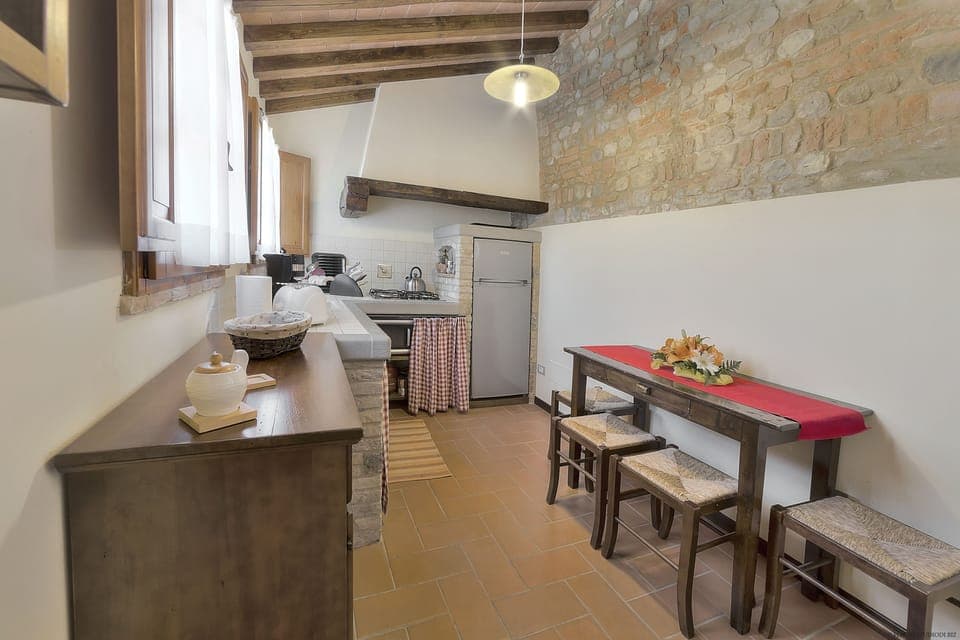 THe kitchen fully equipped