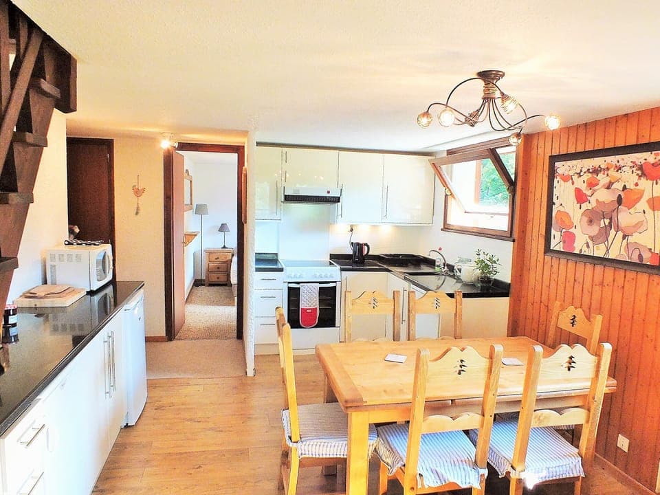 Kitchen and dining area