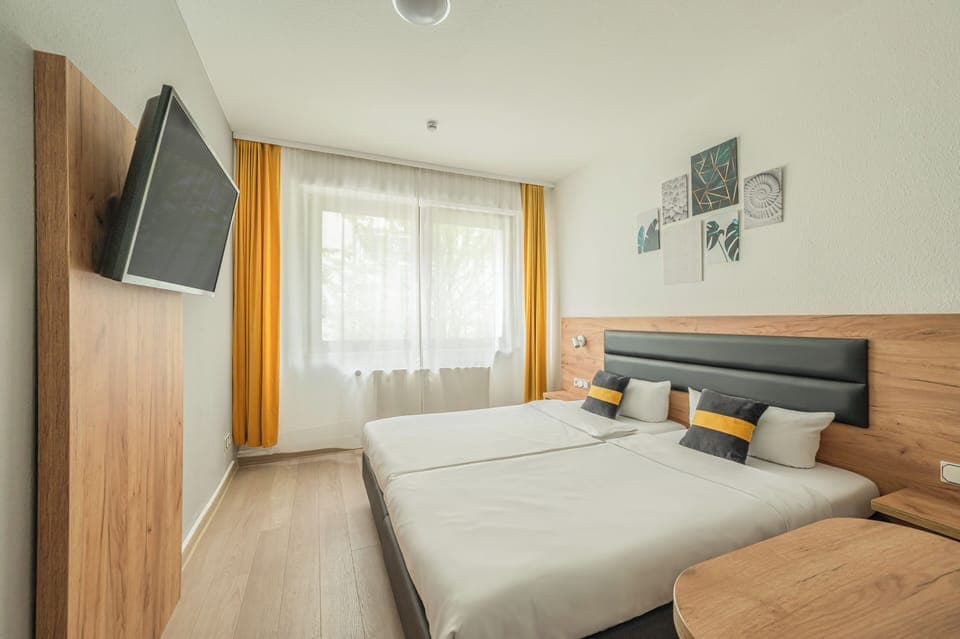 Standard Double Room | Hypo-allergenic bedding, blackout drapes, soundproofing, free WiFi