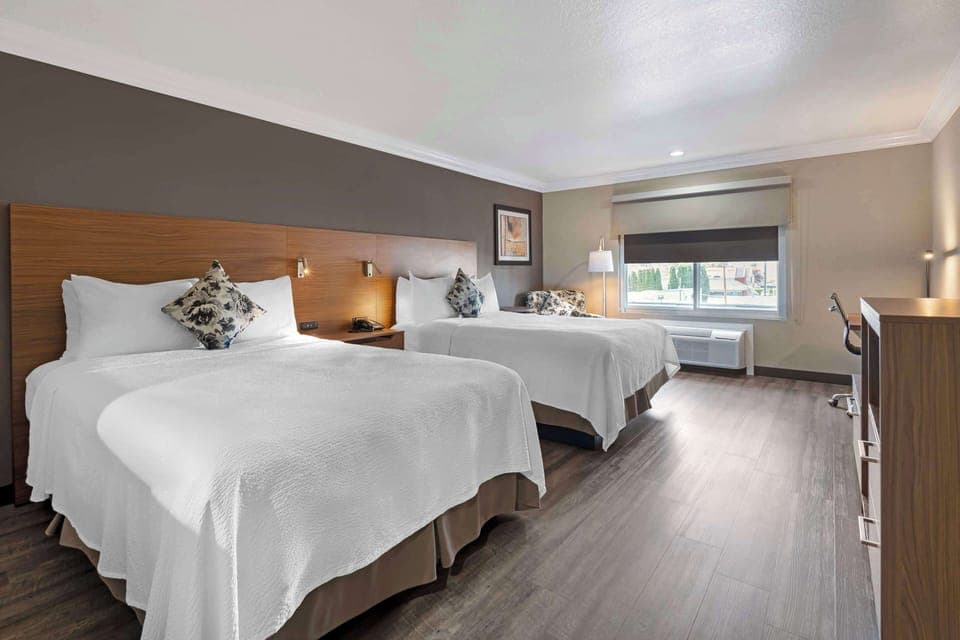 Executive Room, 2 Queen Beds, Non Smoking, Refrigerator & Microwave | Egyptian cotton sheets, premium bedding, Select Comfort beds