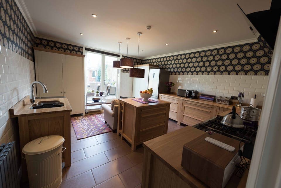 Large and modern kitchen